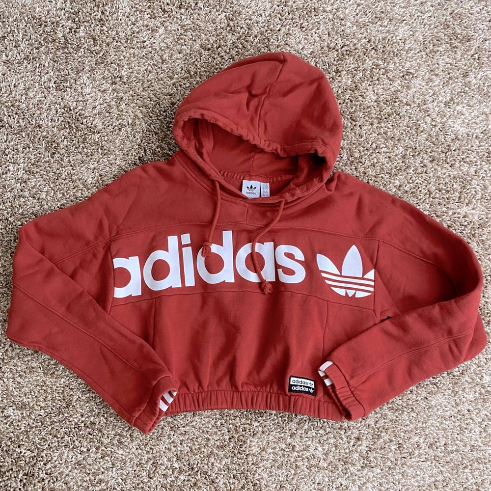 Adidas Cropped Hoodie